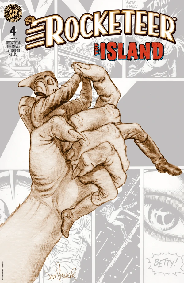 The Rocketeer: The Island: Dave Stevens Variant #4 - Cover B